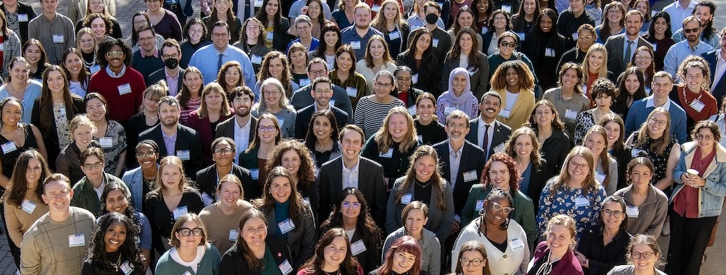 Cropped group photo of Fellows at a training (LDT) 2025